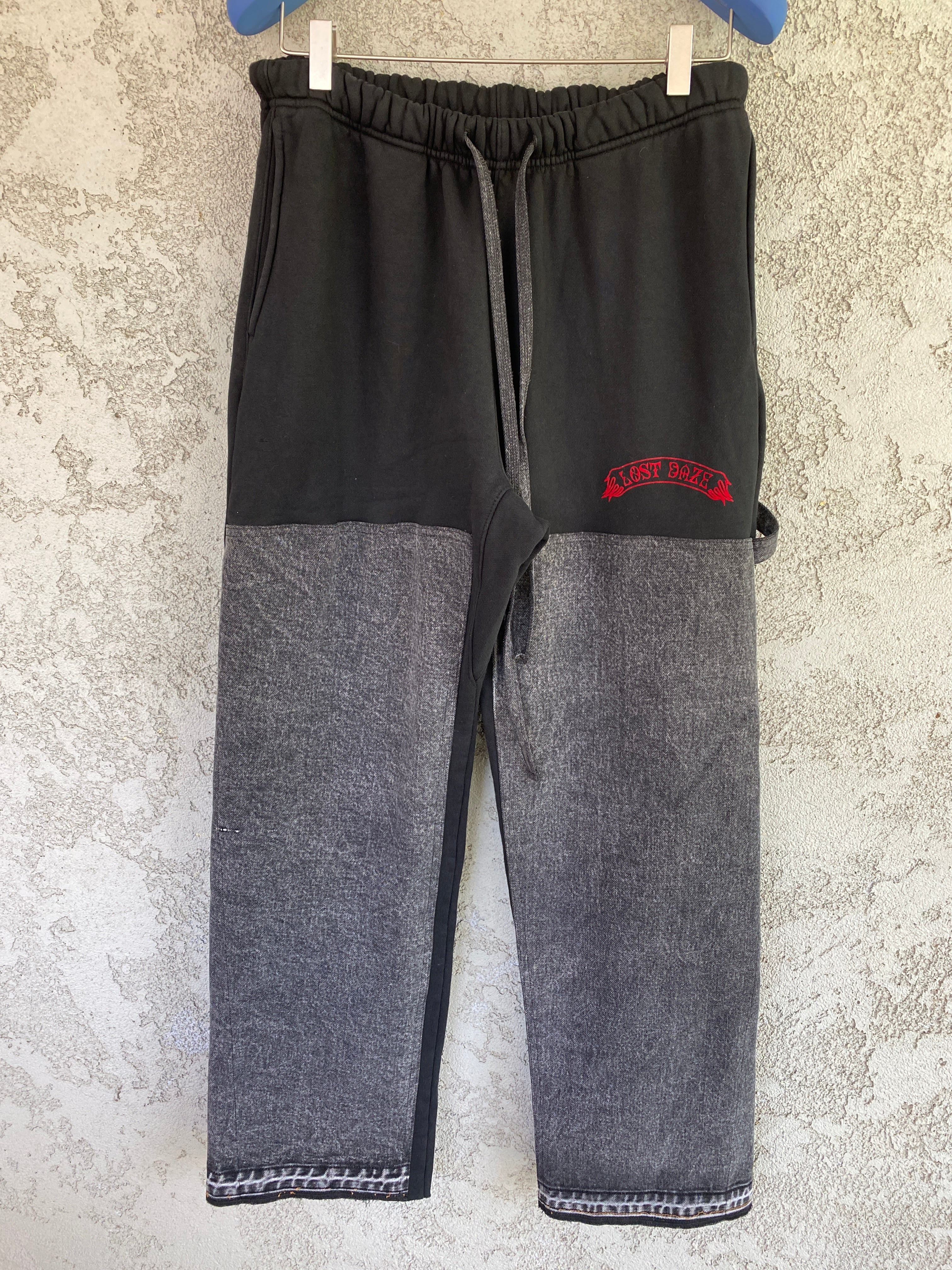 Canvas Carpenter Sweatpant Black – Lost Daze