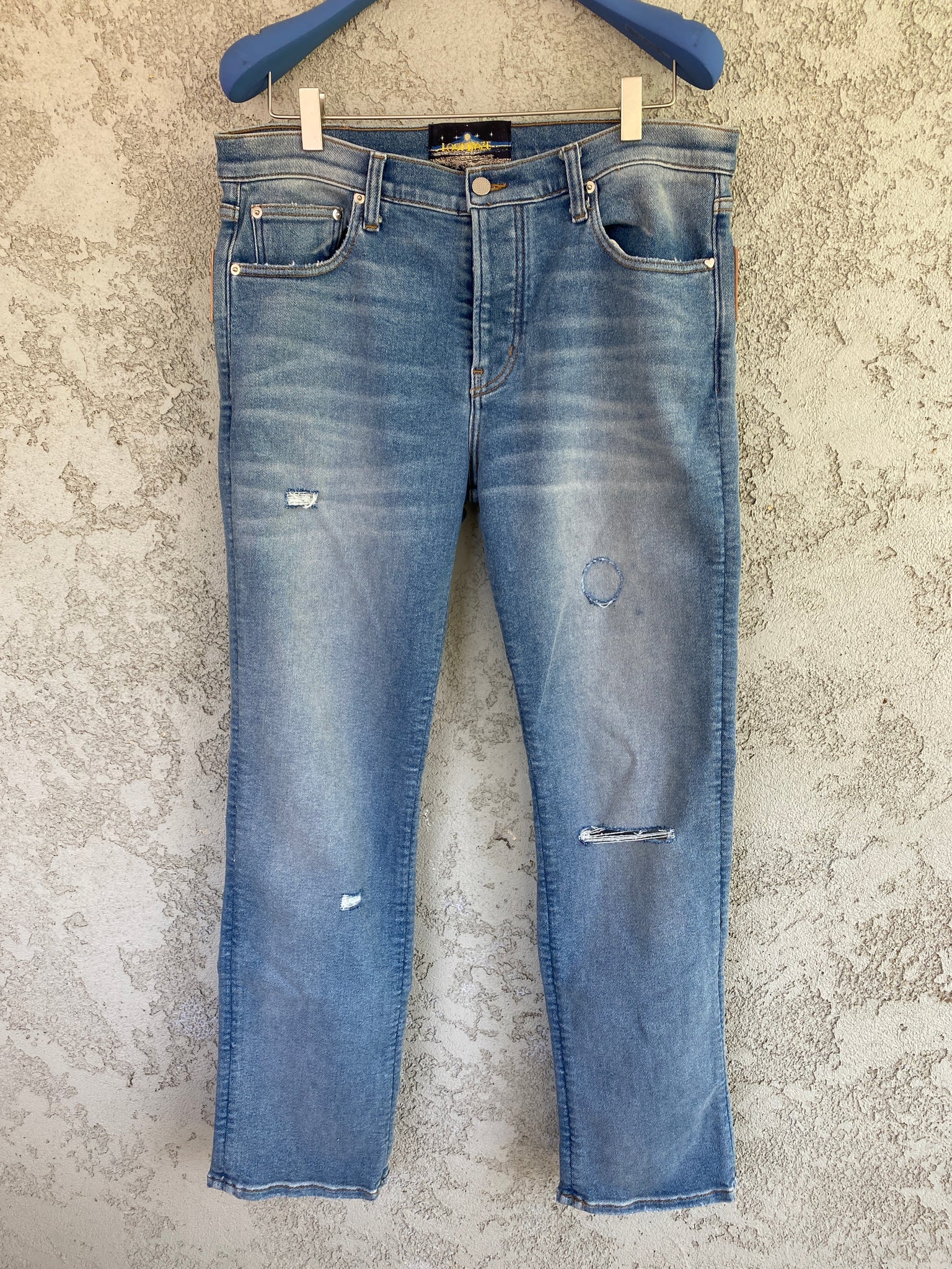 Vtg Indigo Straight Jean
