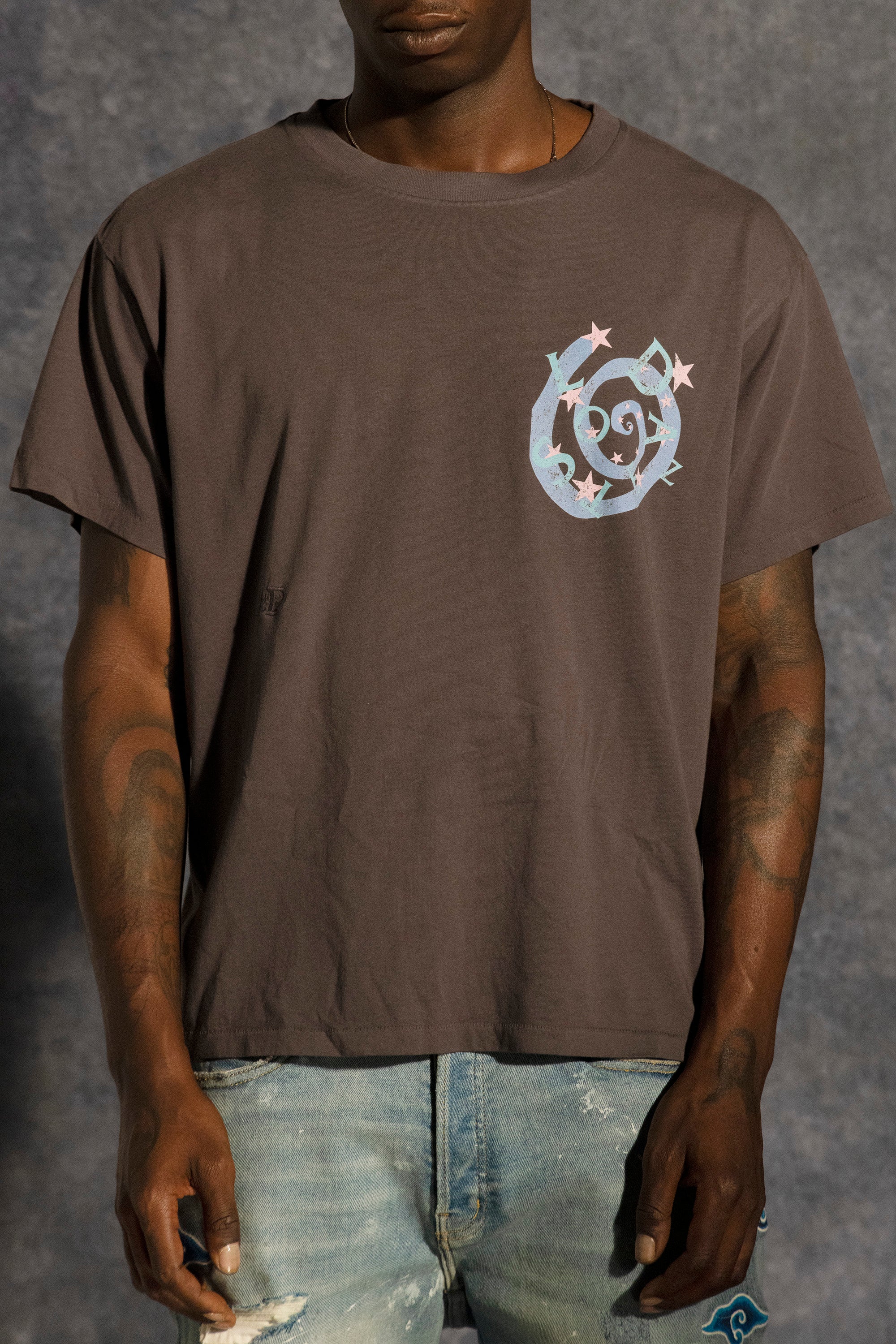 トップス Rare 00s Archive gauze fabric spiral tee Spiral Tee – Lost Daze