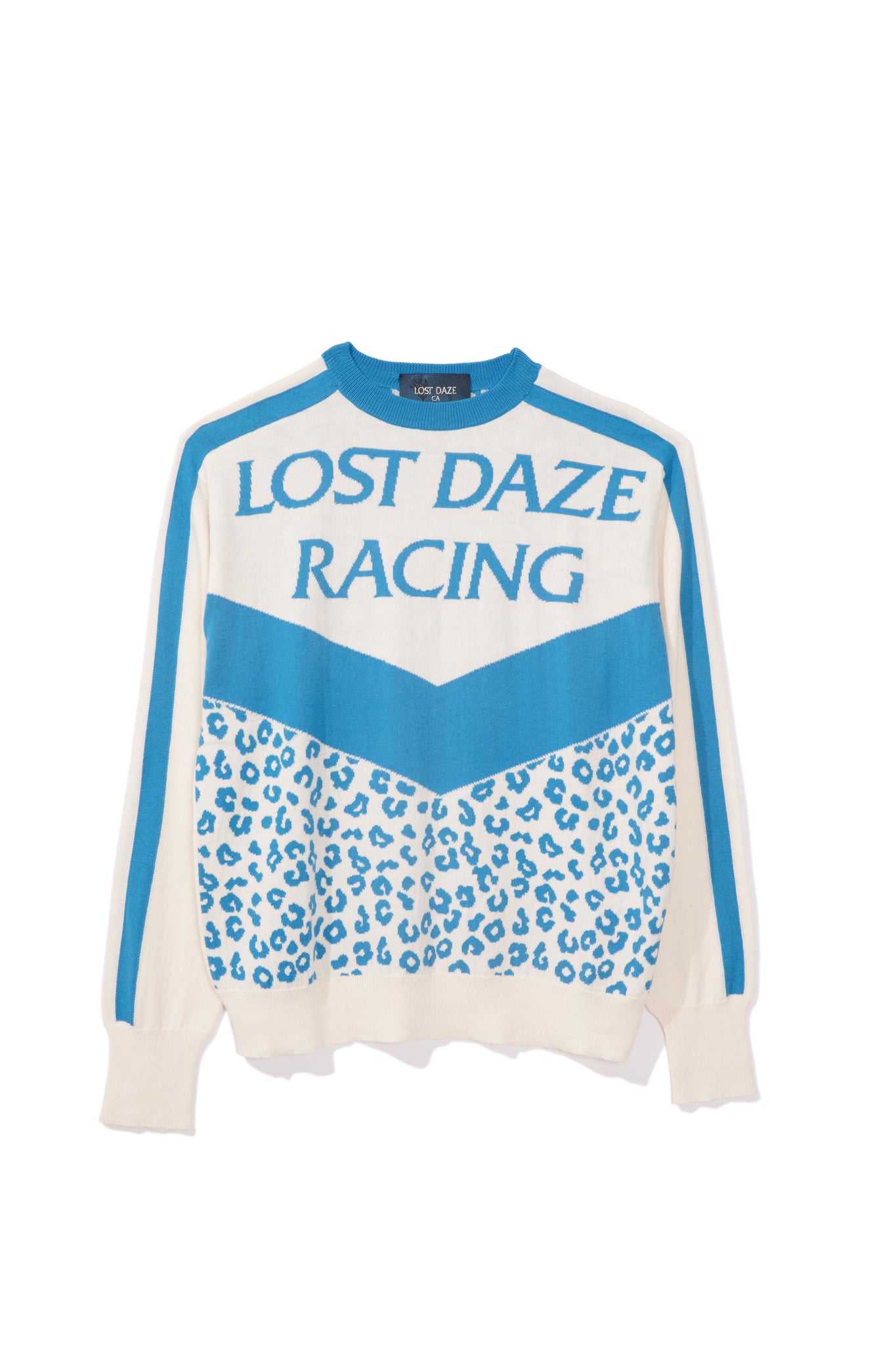Leopard Racing Cashmere Sweater